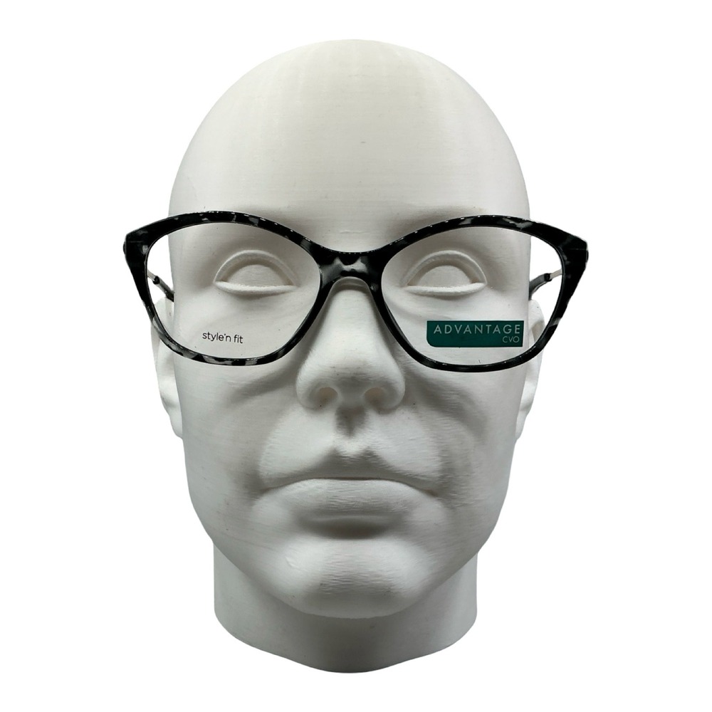 Advantage CVO W924 Black Tortoise Eyeglasses Frames 56-17-145 New
